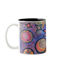 Färgrik, Whimsisk Celestial Kosmos Design