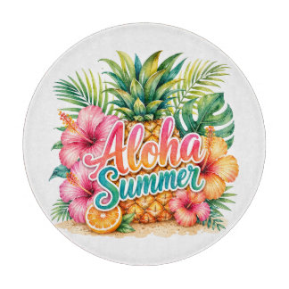 FÄRGRIKA ALOHA TROPISKA SOMMAR HIBISCUS BLOMMOR