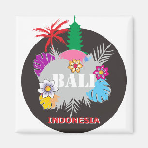 Färgrika Bali Magnet