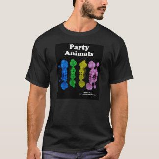 Färgrika ballongpudlar - "partydjur ", tee shirt