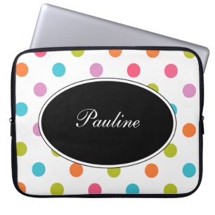 Färgrika bärbar datorMonogramsleever Laptop Fodral