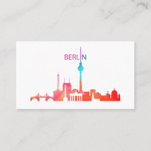 Färgrika Berlin Visitkort