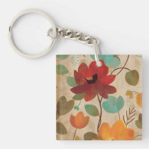 Färgrika blommor och knoppar