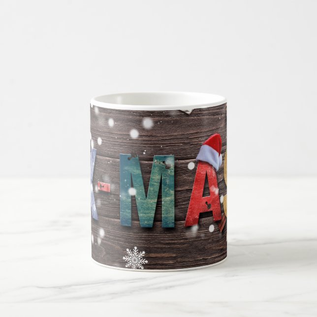 Färgrika brev X-Mas Kaffemugg (Center)