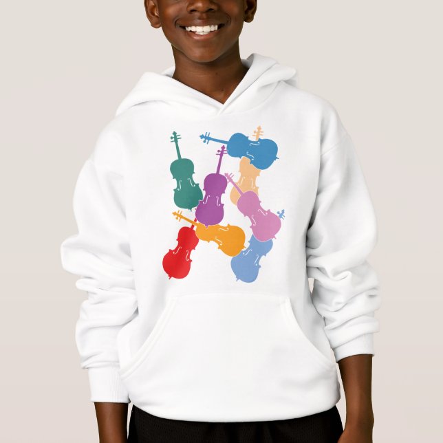 Färgrika Cellor Tee Shirt (Framsida)