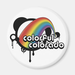 färgrika colorado. magnet