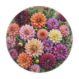 Färgrika Dahlia Blommor