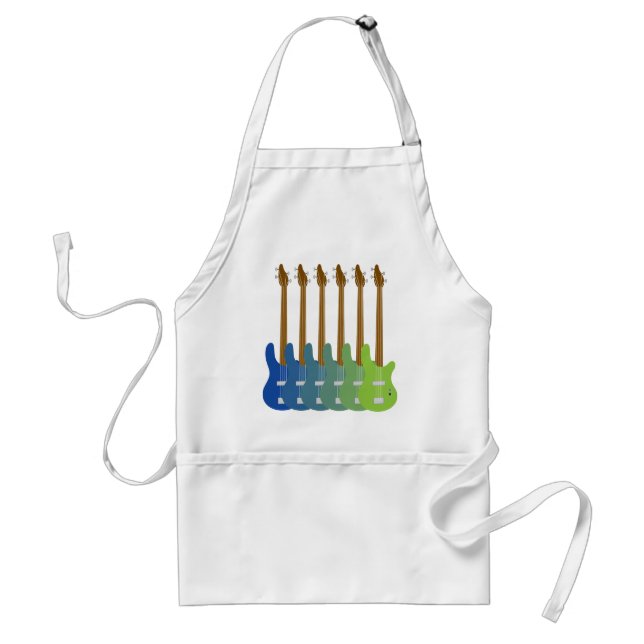 Färgrika elbasar förkläde (Framsidan)