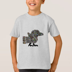 Färgrika Emoji Quetzalcoatl Teotihuacan Mexico Tröja