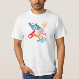 Färgrika eufoniumer tee shirt