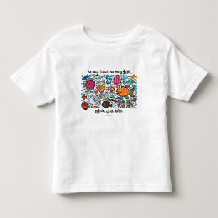 Färgrika fiskvänner tee shirt