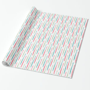 Färgrika flöjter presentpapper