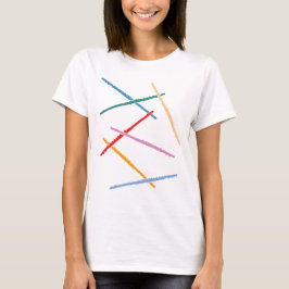 Färgrika flöjter tee shirt
