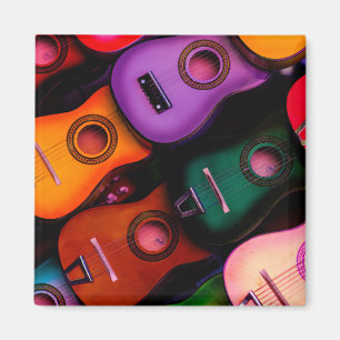 Färgrika gitarrer magnet