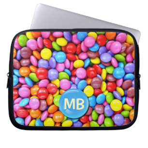 Färgrika godisar laptop sleeve