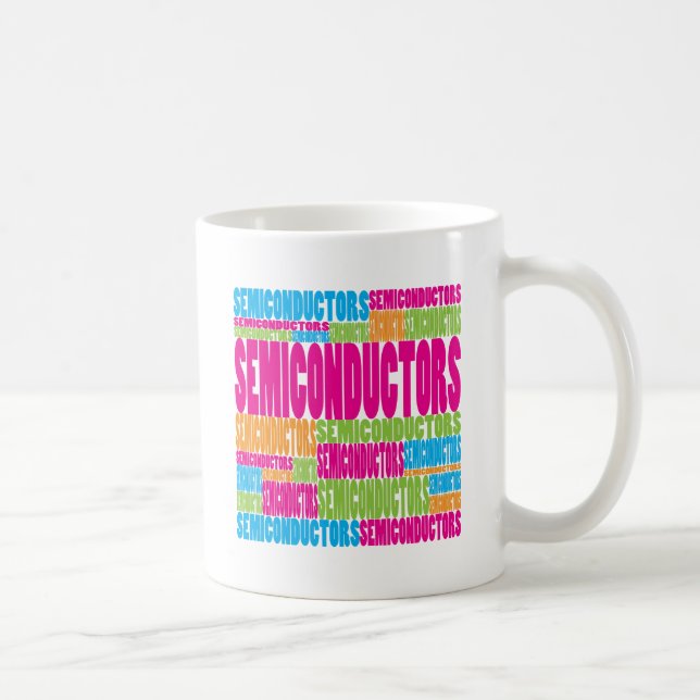Färgrika halvledare kaffemugg (Höger)