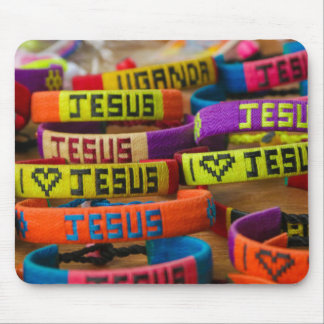 Färgrika Jesus armband Mousepad Musmatta