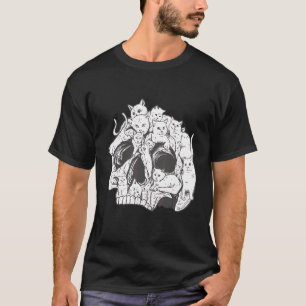 Färgrika katter av fantasin t shirt