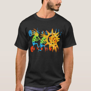 Färgrika Kokopelli T-shirt