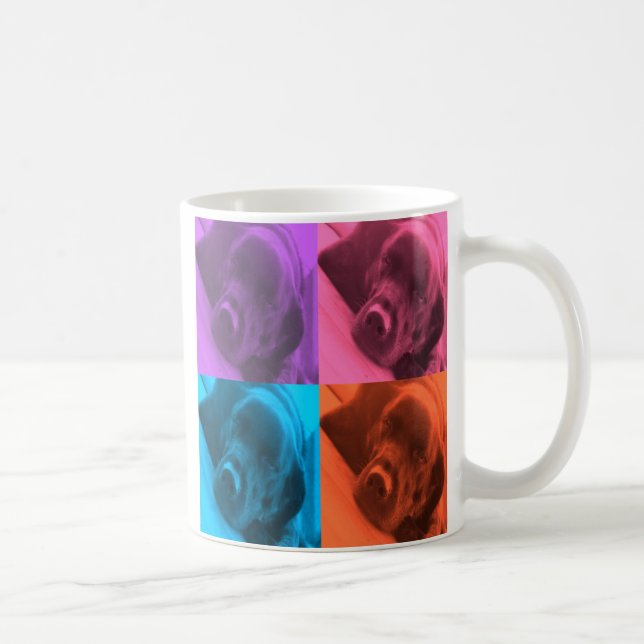 Färgrika Labrador Kaffemugg (Höger)