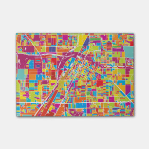 Färgrika Las Vegas, Nevada karta Post-it Block