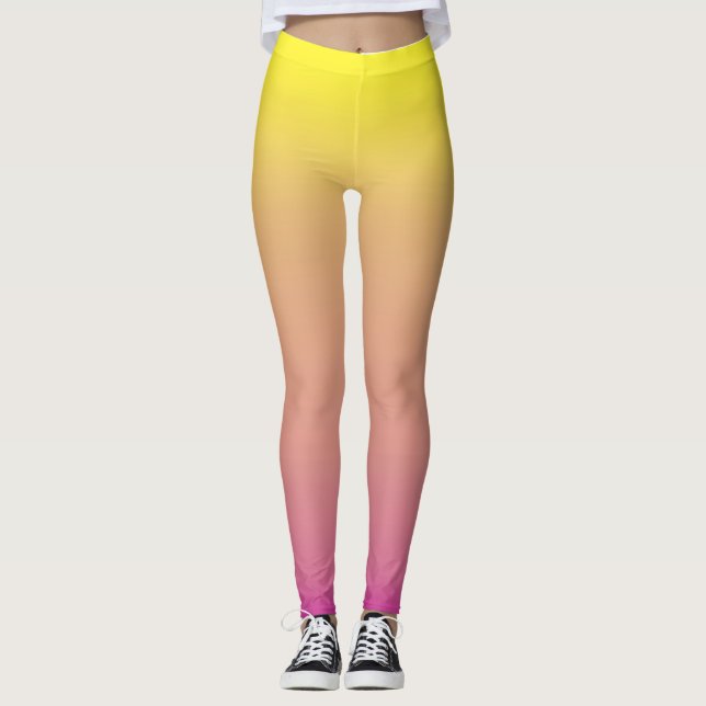 färgrika leggins leggings (Framsida)