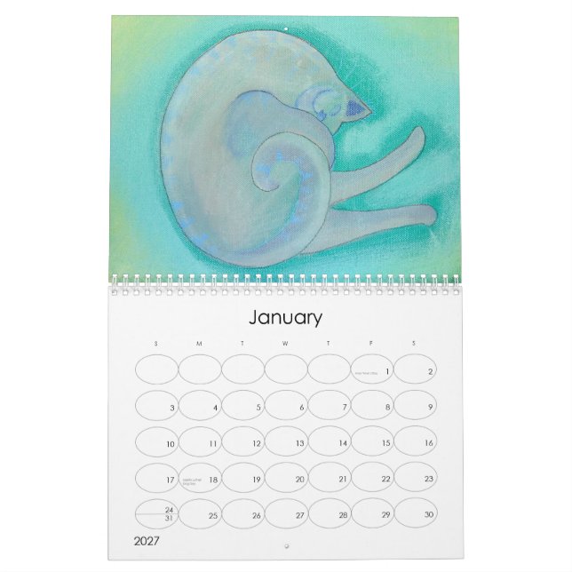 Färgrika målningar. 2013. kalender (Jan 2027)