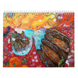 Färgrika målningar. 2013. kalender