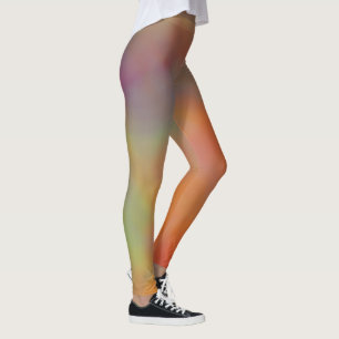 Färgrika Marmormoln Leggings