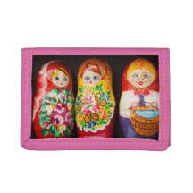 Färgrika Matryoshka dockor
