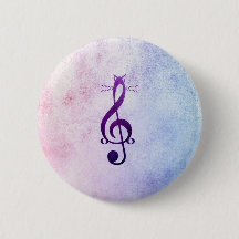 Färgrika Meowsical klämmer fast