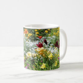 Färgrika Mitt--Sommar trädgårdar! 5s Kaffemugg