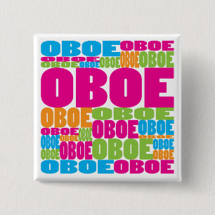Färgrika Oboe Knapp