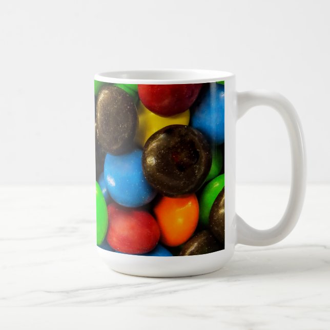 Färgrika och söta kaniner kaffemugg (Höger)