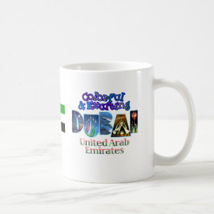 Färgrika och spännande Dubai Kaffemugg