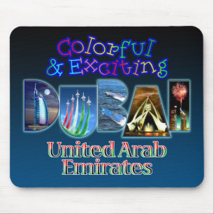 Färgrika och spännande Dubai Musmatta
