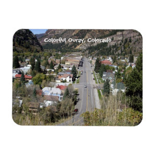 Färgrika Ouray, Colorado magnet