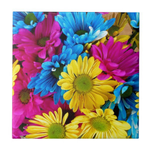 Färgrika Petaldaisy Kakelplatta