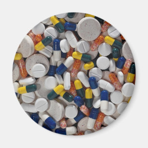 Färgrika Pills Magnet