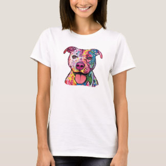 Färgrika Pitbull T-shirt