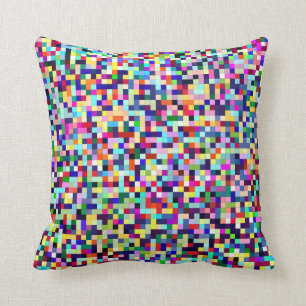 Färgrika PIXEL Kudde