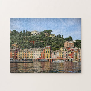 Färgrika Portofino, Italia - pussel
