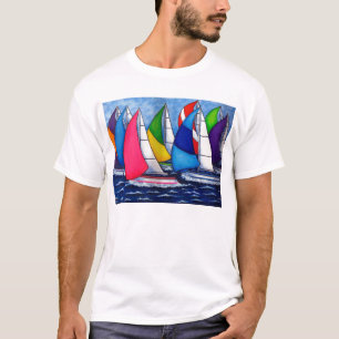 Färgrika Regattamanar T-tröja Tröja