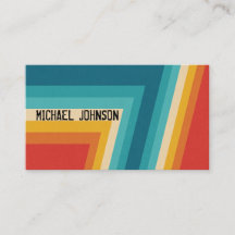 Färgrika Retro randar - 70-tal, 80-taldesign