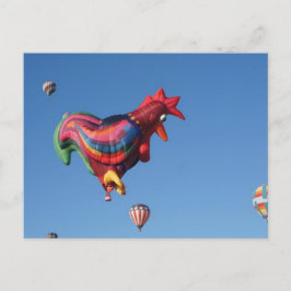 Färgrika Roostesr Vykort