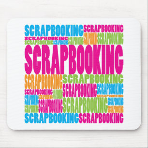Färgrika Scrapbooking Musmatta