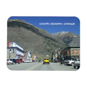 Färgrika Silverton, Colorado magnet