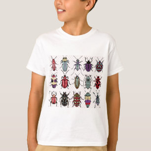 Färgrika skalbaggar t-shirt