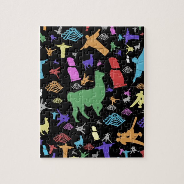 Färgrika South America Pussel (Vertikal)