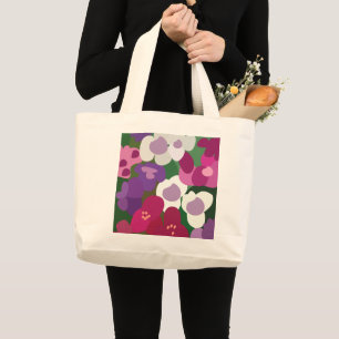 Färgrika spindelörter Blommor Blomster Jumbo Tygkasse